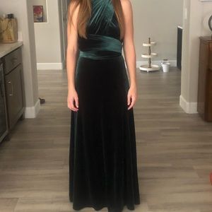 Micah Convertible Velvet Revelry Bridesmaid Dress